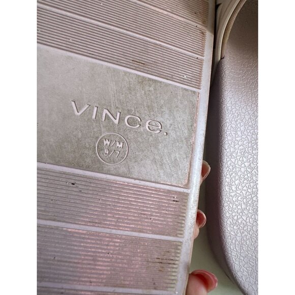 VINCE Women’s Lavender Pool Slides Sandals Size 9 - Picture 8 of 9